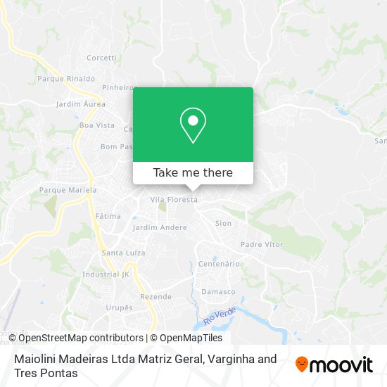 Maiolini Madeiras Ltda Matriz Geral map