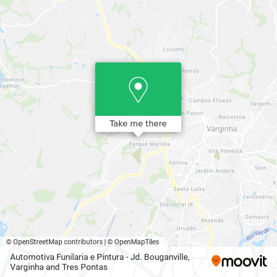 Automotiva Funilaria e Pintura - Jd. Bouganville map