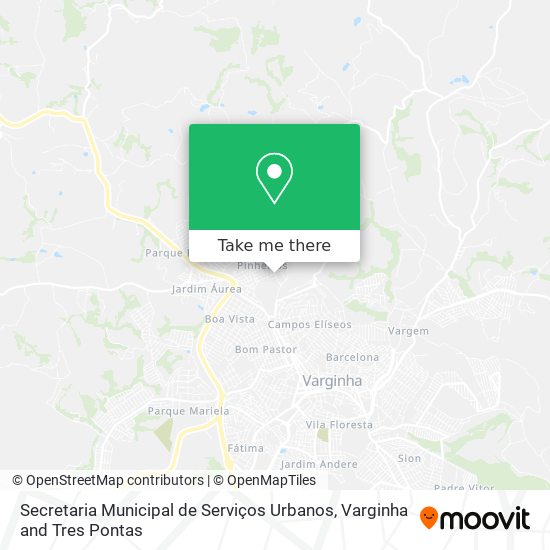 Secretaria Municipal de Serviços Urbanos map