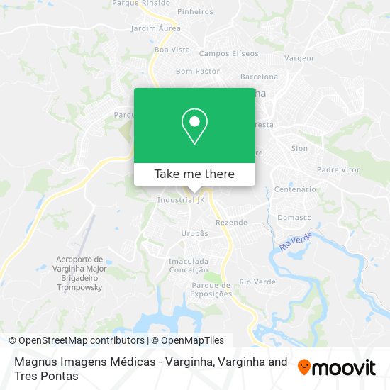 Magnus Imagens Médicas - Varginha map