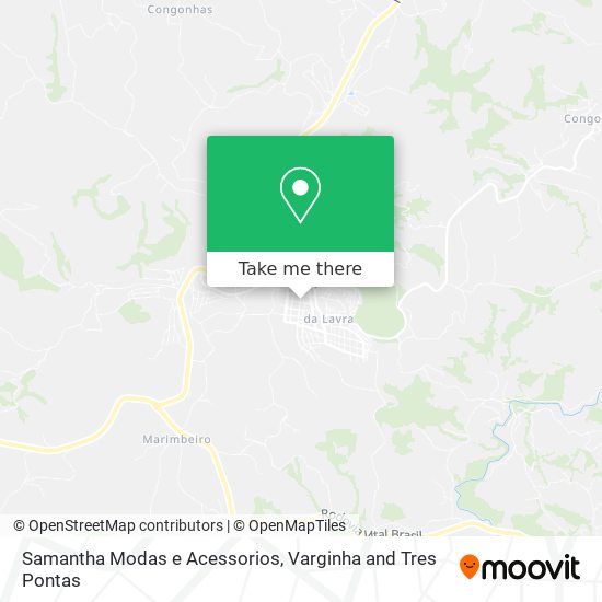 Samantha Modas e Acessorios map