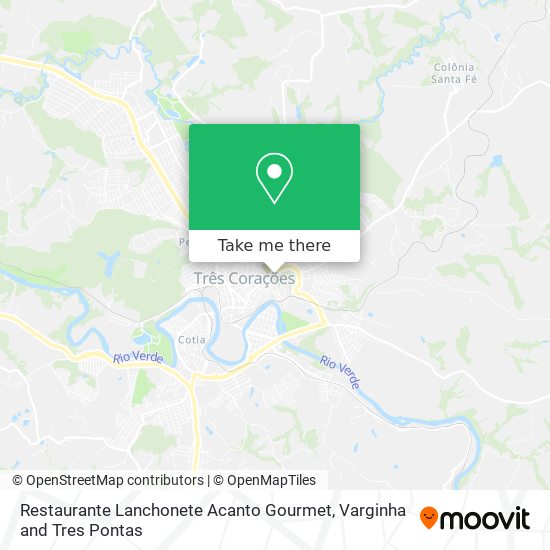 Restaurante Lanchonete Acanto Gourmet map