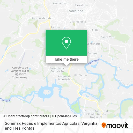 Solamax Pecas e Implementos Agricolas map