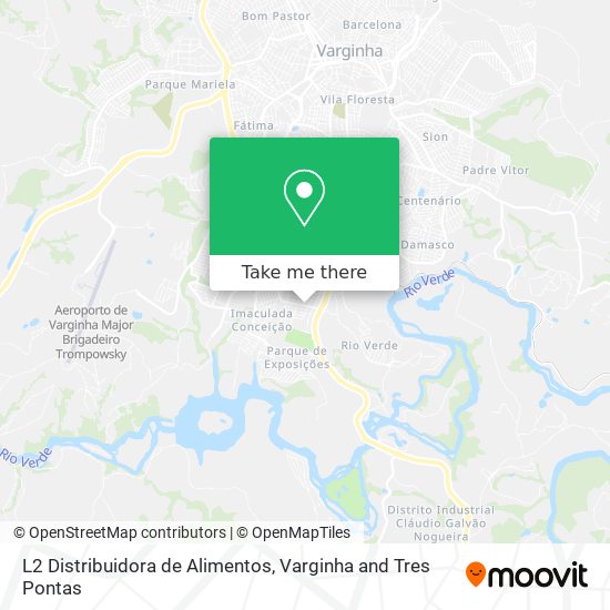 L2 Distribuidora de Alimentos map