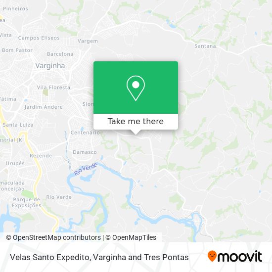 Velas Santo Expedito map