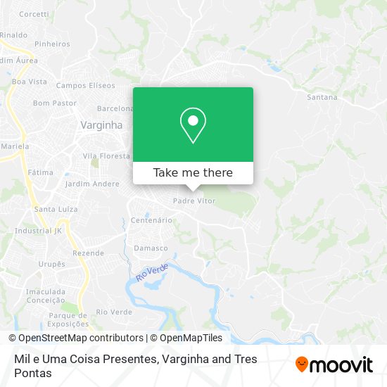 Mapa Mil e Uma Coisa Presentes