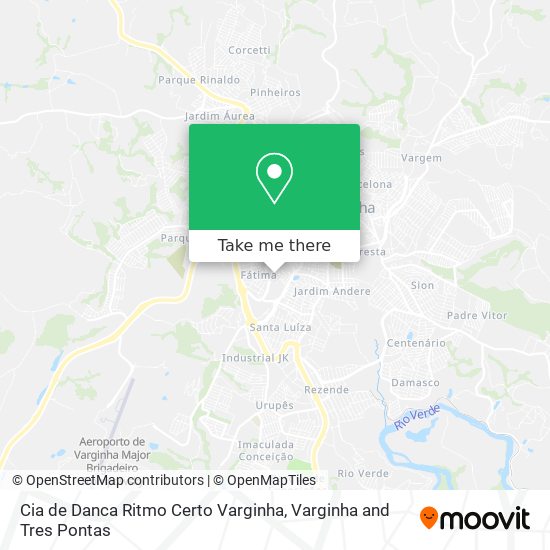 Cia de Danca Ritmo Certo Varginha map