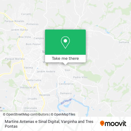 Martins Antenas e Sinal Digital map