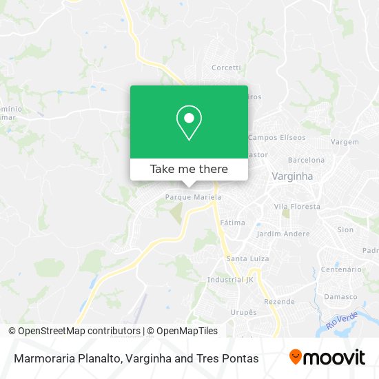 Marmoraria Planalto map