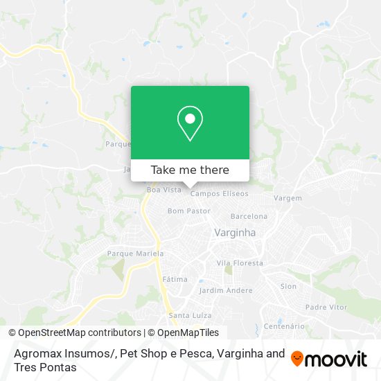 Mapa Agromax Insumos / , Pet Shop e Pesca