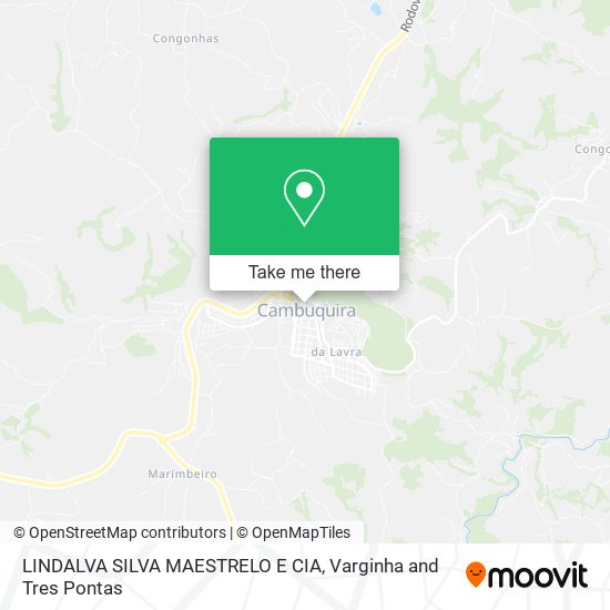 Mapa LINDALVA SILVA MAESTRELO E CIA