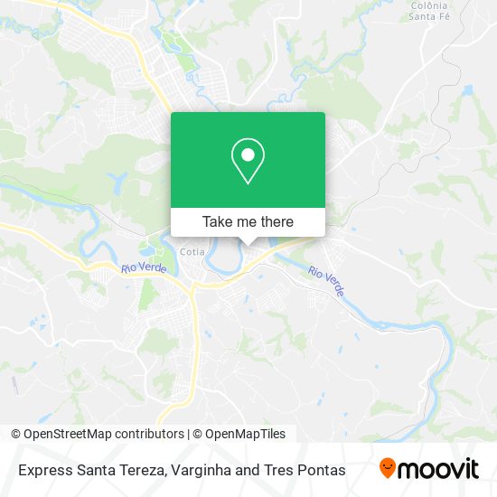 Mapa Express Santa Tereza