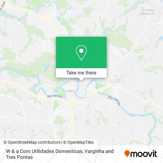 W & a Com Utilidades Domesticas map