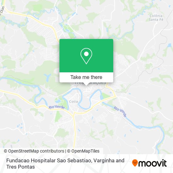 Mapa Fundacao Hospitalar Sao Sebastiao