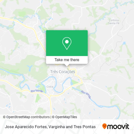 Jose Aparecido Fortes map