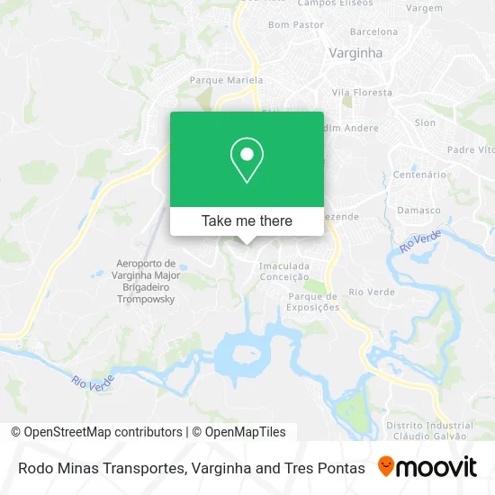 Rodo Minas Transportes map