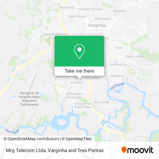 Mapa Mrg Telecom Ltda