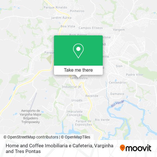 Home and Coffee Imobiliaria e Cafeteria map