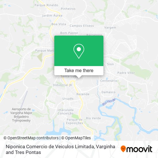 Niponica Comercio de Veiculos Limitada map