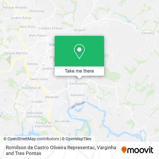 Romilson de Castro Oliveira Representac map