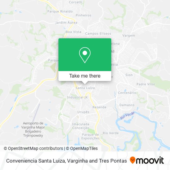 Conveniencia Santa Luiza map