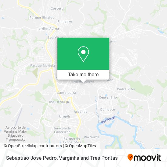 Sebastiao Jose Pedro map