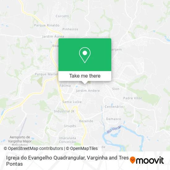 Igreja do Evangelho Quadrangular map