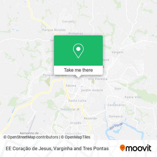 EE Coração de Jesus map