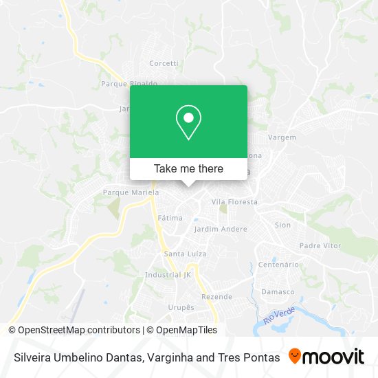 Silveira Umbelino Dantas map