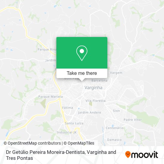 Dr Getúlio Pereira Moreira-Dentista map