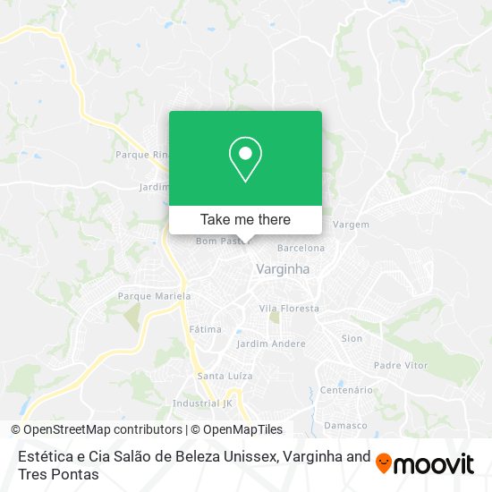 Mapa Estética e Cia Salão de Beleza Unissex