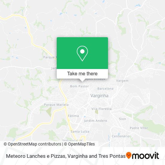 Meteoro Lanches e Pizzas map