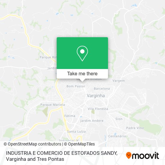Mapa INDUSTRIA E COMERCIO DE ESTOFADOS SANDY