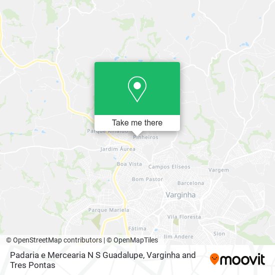 Mapa Padaria e Mercearia N S Guadalupe