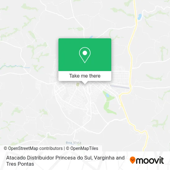 Atacado Distribuidor Princesa do Sul map