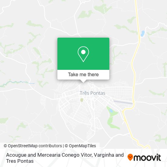 Mapa Acougue and Mercearia Conego Vitor