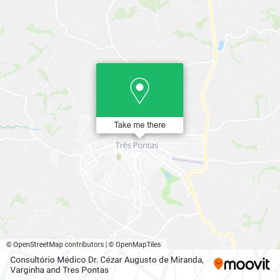 Mapa Consultório Médico Dr. Cézar Augusto de Miranda