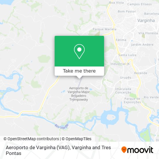 Aeroporto de Varginha (VAG) map