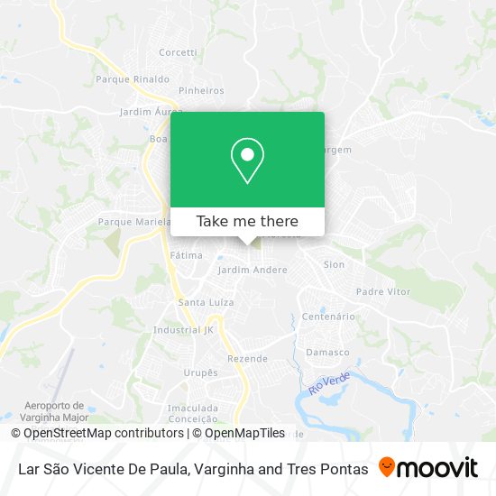 Mapa Lar São Vicente De Paula