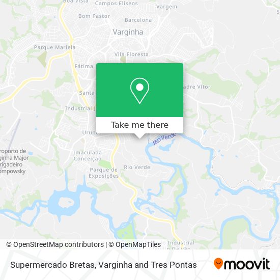 Supermercado Bretas map