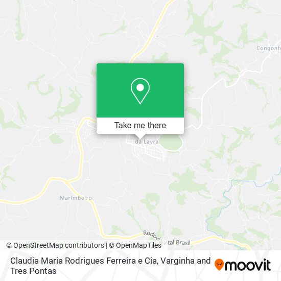Claudia Maria Rodrigues Ferreira e Cia map