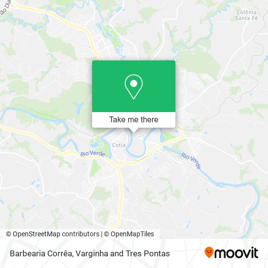 Barbearia Corrêa map