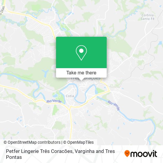 Petfer Lingerie Três Coracões map