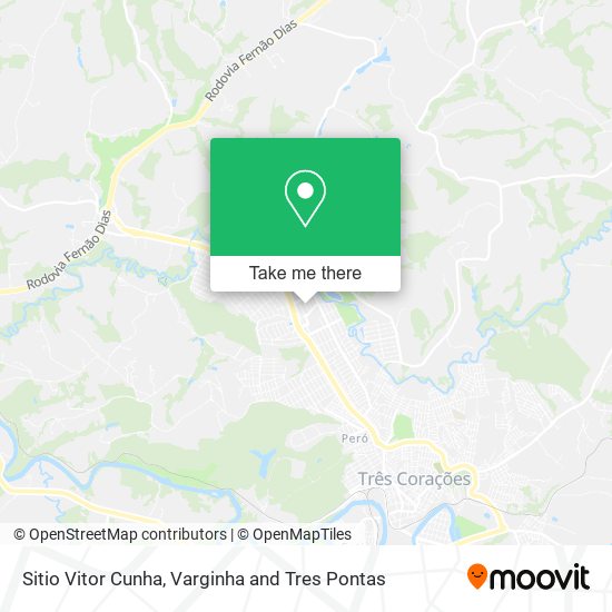 Sitio Vitor Cunha map