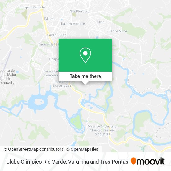 Clube Olimpico Rio Verde map