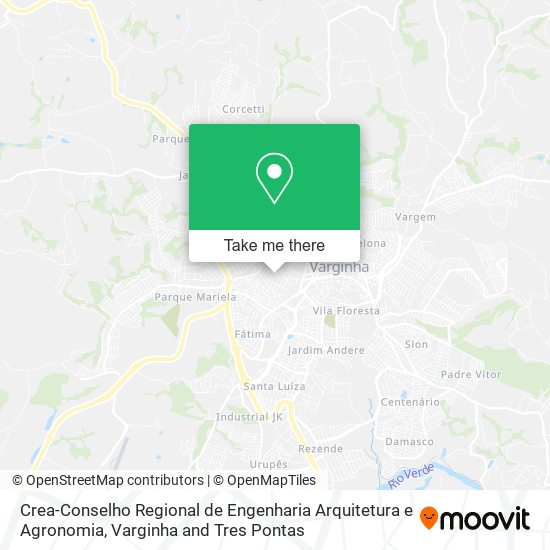 Crea-Conselho Regional de Engenharia Arquitetura e Agronomia map