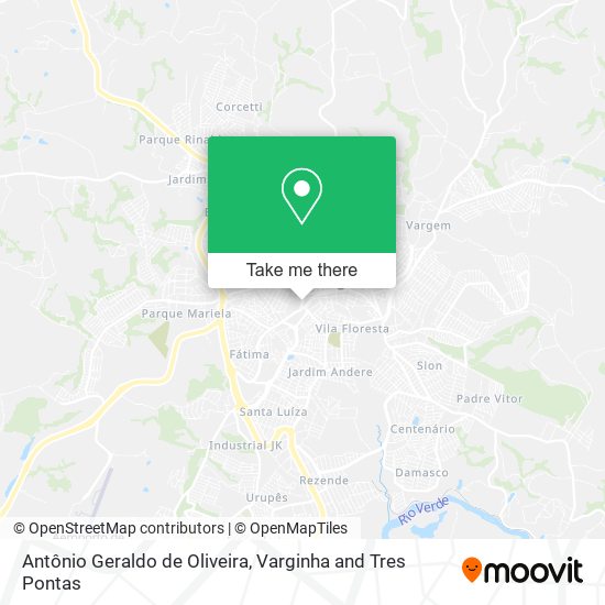 Mapa Antônio Geraldo de Oliveira