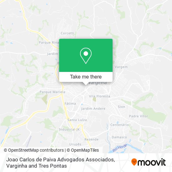 Mapa Joao Carlos de Paiva Advogados Associados