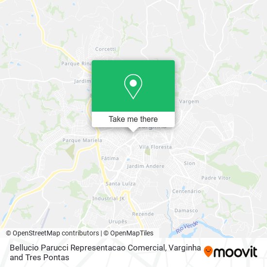 Mapa Bellucio Parucci Representacao Comercial