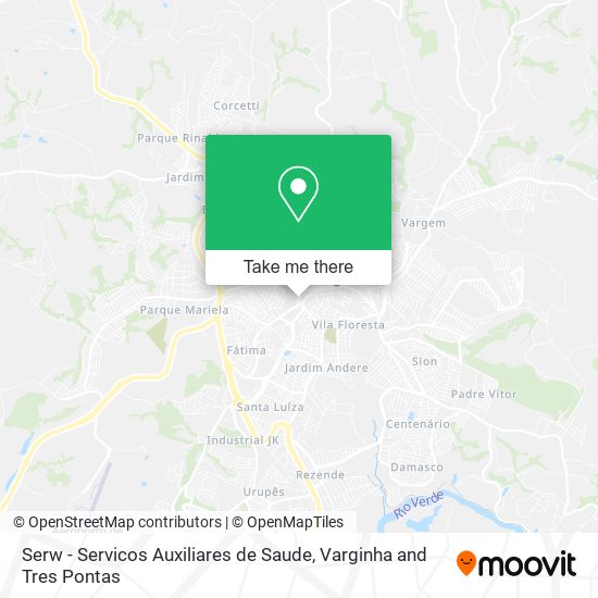 Mapa Serw - Servicos Auxiliares de Saude
